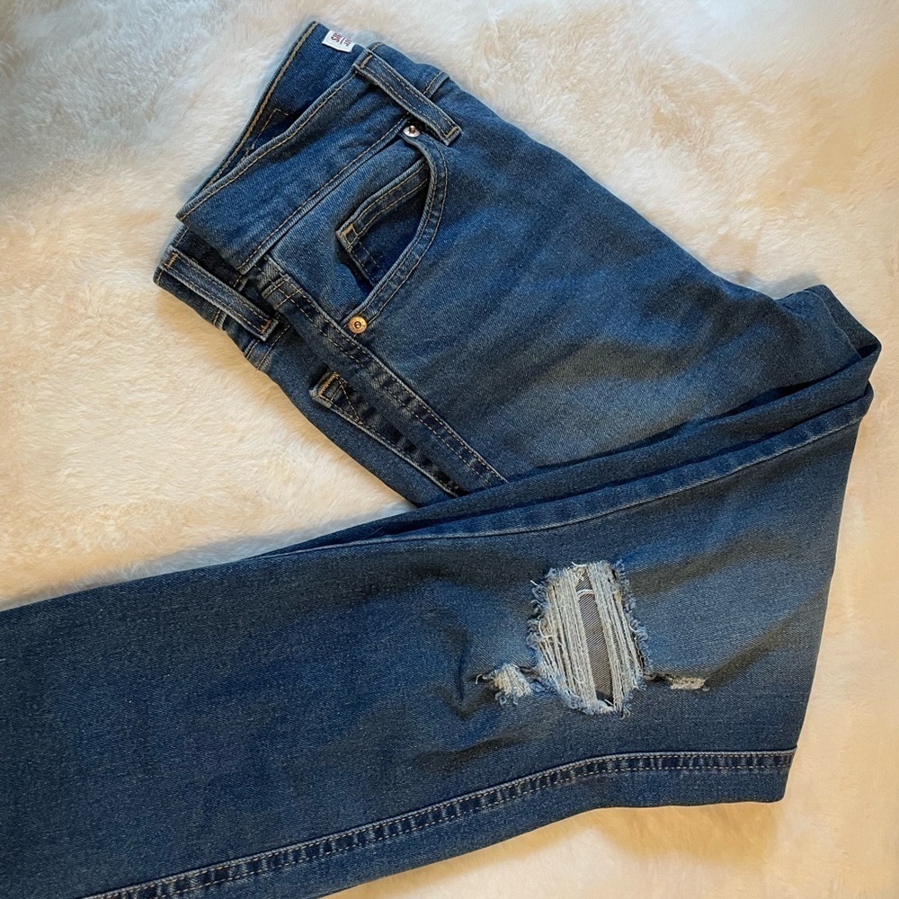Heritage High Rise Straight Levi Jeans